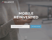 Tablet Screenshot of helloglance.com